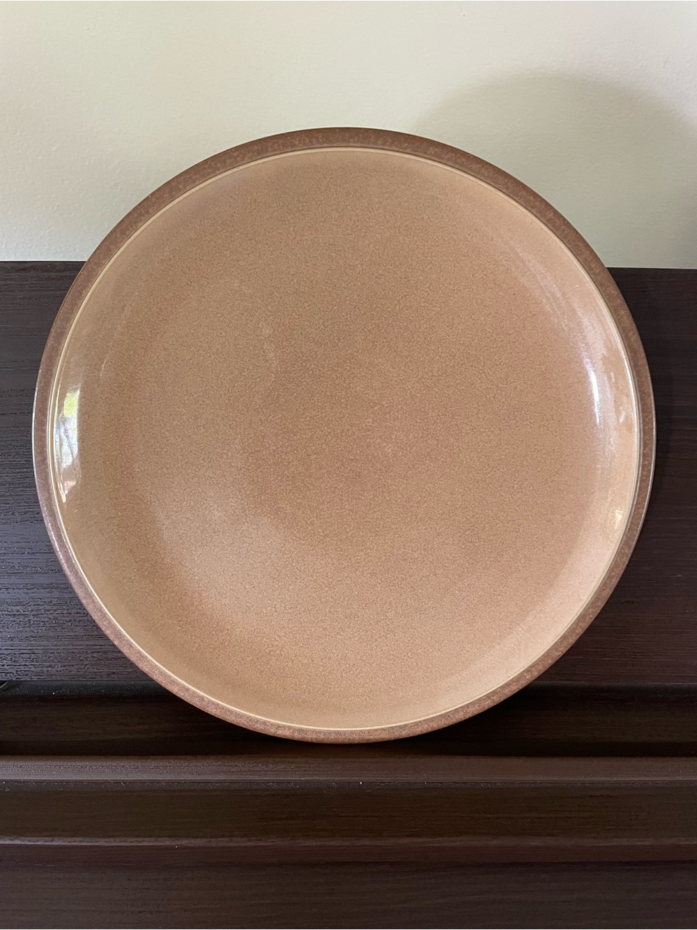 Vintage Denby Cinnamon 9" Salad Luncheon Plate Stoneware Energy Series England